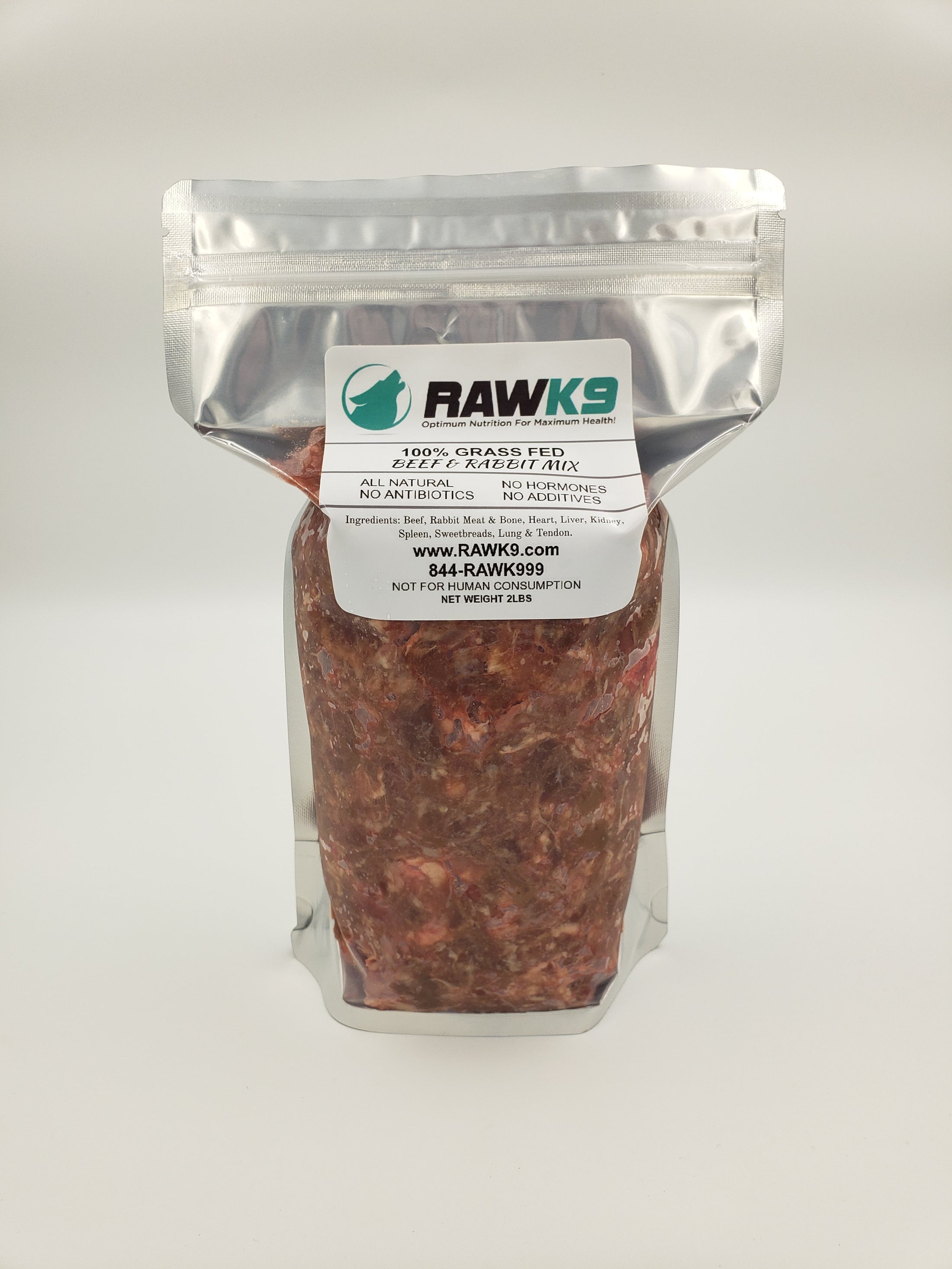 Raw K9 Beef & Rabbit Mix Raw Pet Food - 2 lb