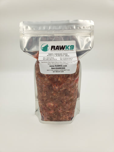 Raw K9 Beef & Rabbit Mix Raw Dog Food - 2 lb