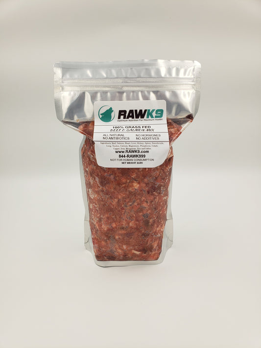 Raw K9 Beef & Salmon Mix Raw Dog Food - 2 lb