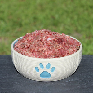 Beef and Duck Mix raw dog food from Raw K9